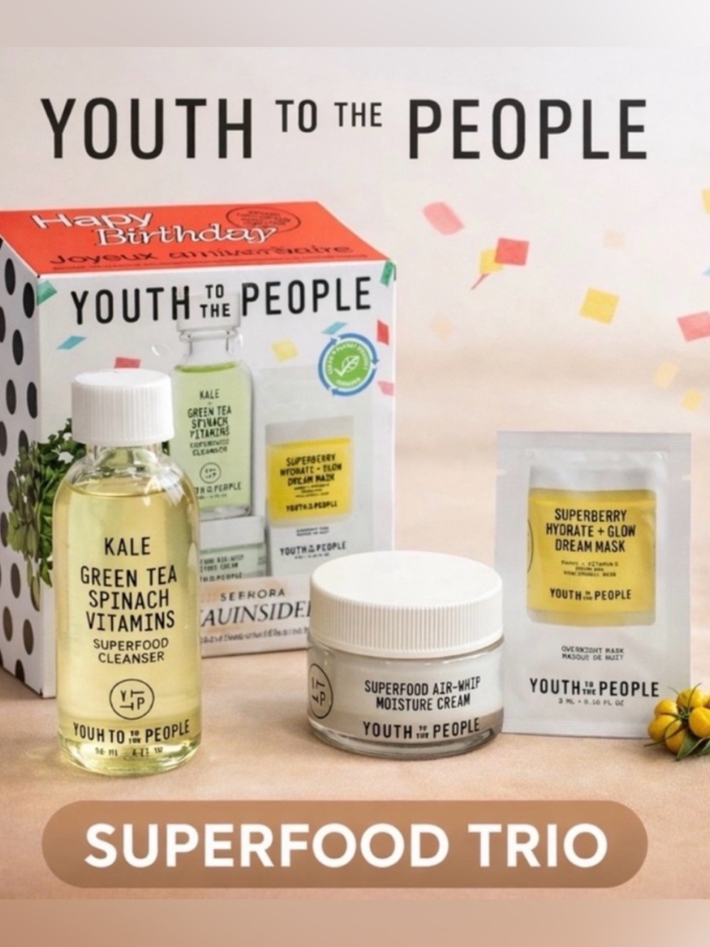 Youth To The People 3-Piece Skincare Travel Set - Picture 2 of 2